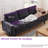 75" Modern  Chenille Upholstered 3 Seater Sofa with Deep Seat, Dark Gray-860513875