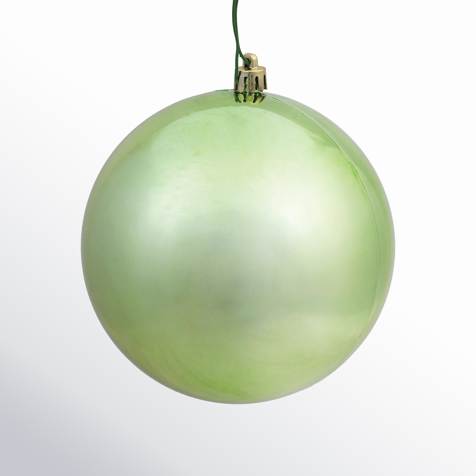 Holiday Décor Ball Ornament, 3", Green