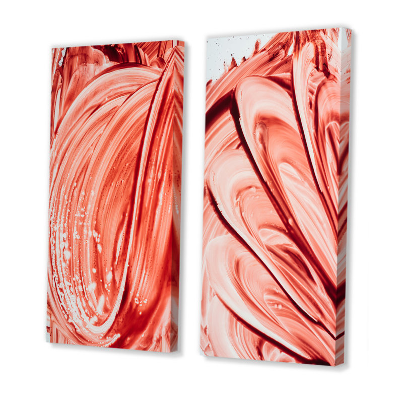 «Smeared Blood», ensemble de 2 reproductions sur toile, Toile tendue, H 20 po x l 24 po x P 1 po
