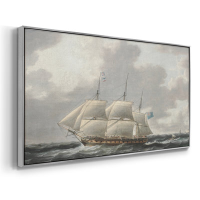 Nautical Series-CCCLII- Framed Gallery Wrapped Canvas -Ready to Hang
