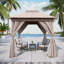 Pavillon de jardin en acier-103591278