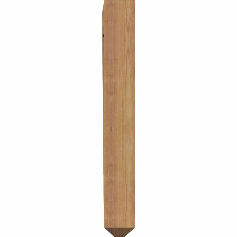 Support pour artisan olympique, H 20 po x l 3,5 po x P 28 po, Cèdre rouge de l'Ouest (lisse)