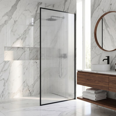 Meridian Framed Fixed Shower Screen
