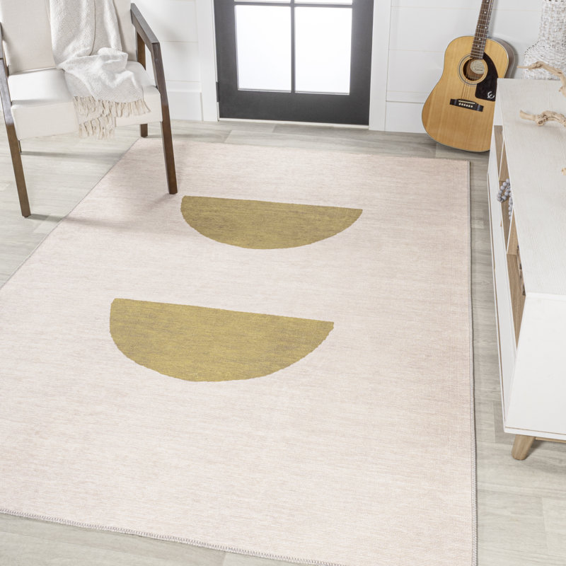 Tapis crème / mousse Ashaunti, Rectangle 7 pi 10 po x 10 pi
