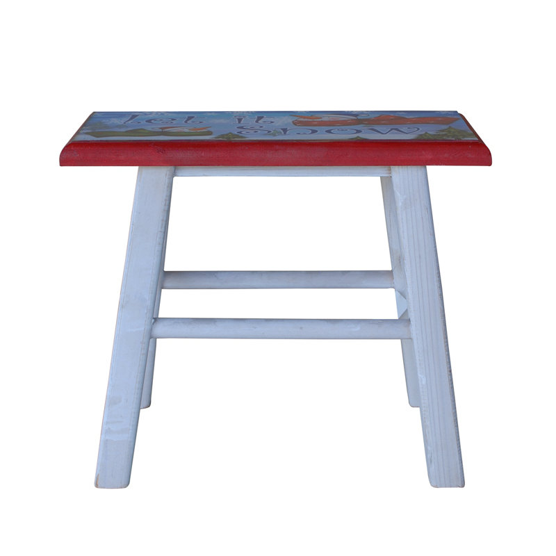 Solid Wood Accent Stool