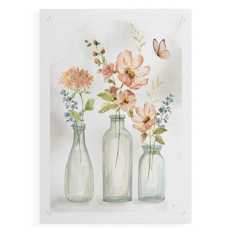 Summer Trio II - Impression sur toile seulement - NON-CADRE, H 36 po x l 24 po