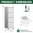 4 Drawer Vertical File Cabinet In White, With Lockable Wheels, Secure Storage For Legal & Letter Size Documents, - Tilt Design, Easy Mobility, Adjustable Bar Hanging Files Metal Home And Office Use,-120267571