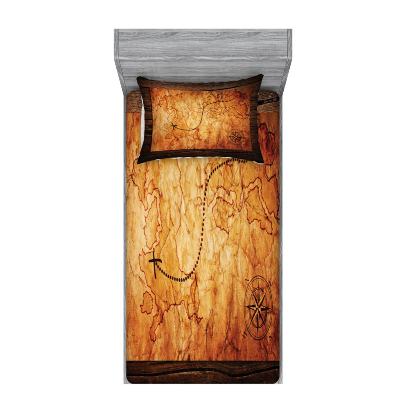 Microfiber Fitted Sheet, Twin XL Sheet Set with Fitted Sheet