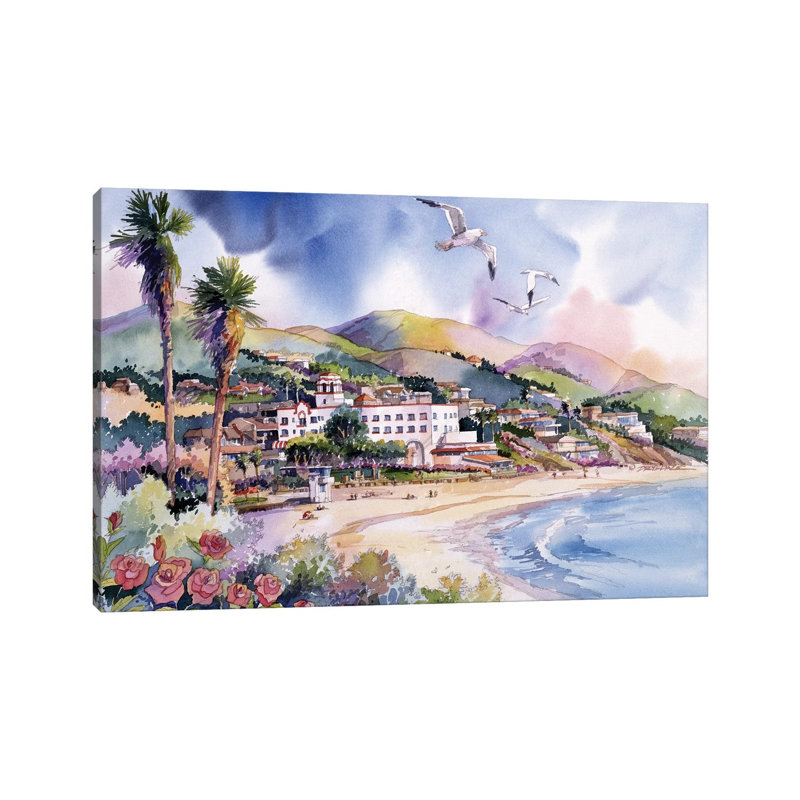 Laguna Roses 1 Piece Wrapped Canvas Wall Art, 101.6 cm H x 66.04 cm W x 1.91 cm D