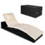 Chaise longue inclinable d'extérieur pliable avec coussins-251444194