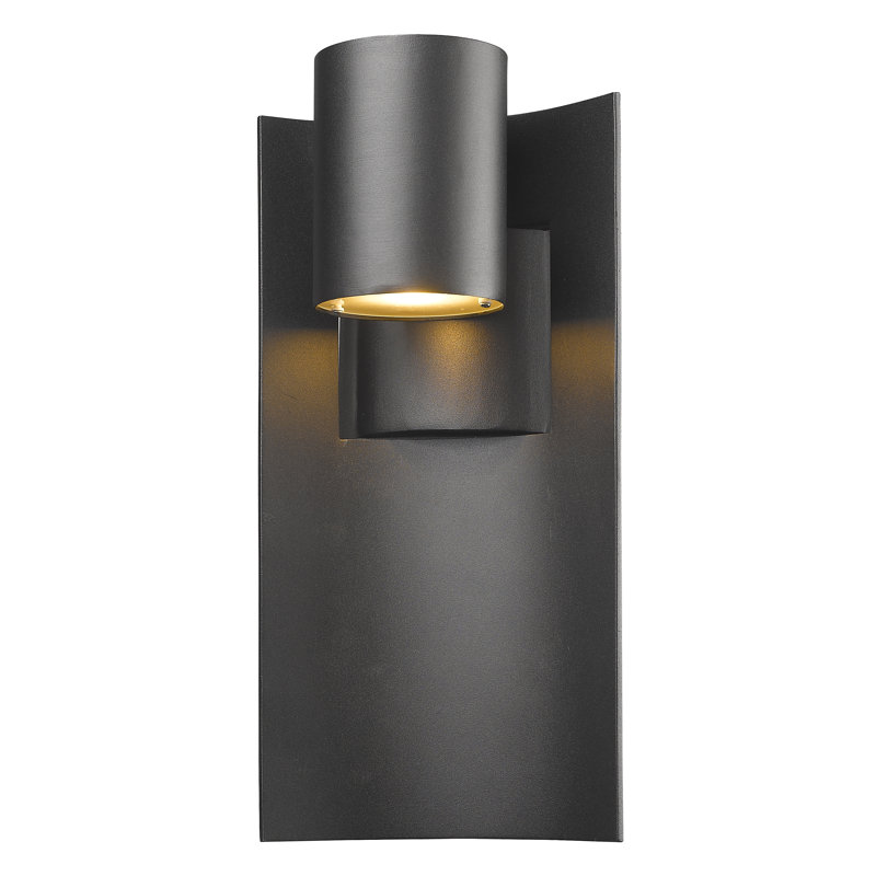 Gerlach LED Wall Light, Silver, 14.75" H x 7" W x 5.13" D