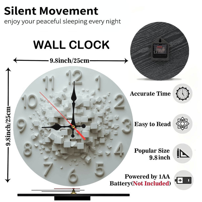 Horloge créative et moderne