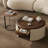 Retro style small apartment round coffee table-105549462