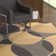 Tapis décoratif gris/beige Touffeté à la main à motif géométrique Deveau