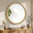 Ayde Round Solid Wood Bead Accent Mirror Home Decoration-1038225388-1052922334