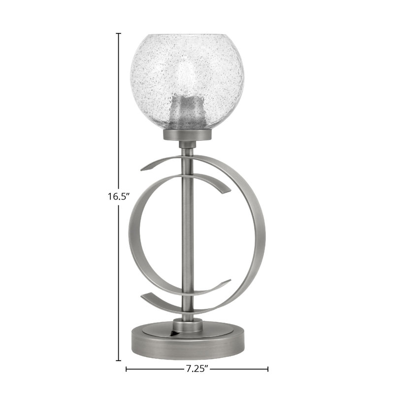 Lampe Artifore, Graphite, Noir / transparent