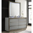Ensemble de commode et miroir 6 tiroirs Metropolitan
