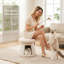 Repose-pieds rembourré en velours avec rangement Mushroom-937708702
