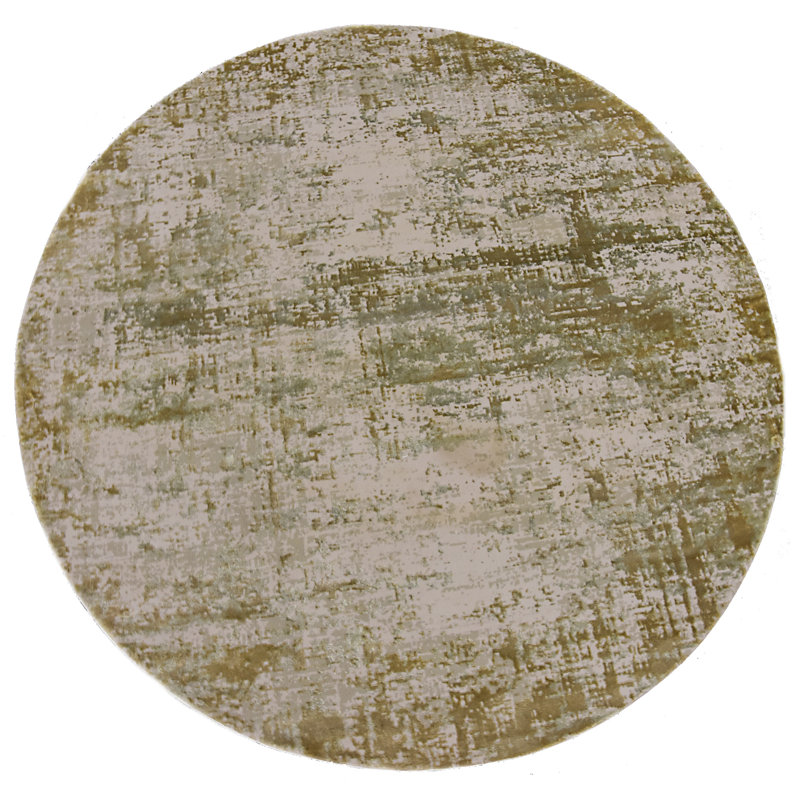 Round Cordoba Abstract Hand Woven Area Rug, Round 200x200 cm