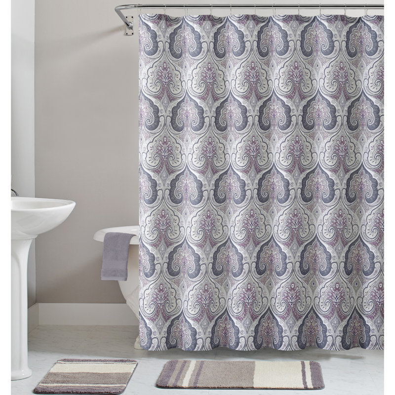 Brigitzer Damask Shower Curtain