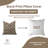 Fabdivine Block Print Pure Linen Throw Pillow Covers, Handmade 20x20 Inch- Rohini-97419764