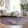 Premium Machine Washable Cerrito Eggplant Rug