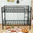 Arami Sturdy Twin-Over-Twin Bunk Bed Frame With Under Storage And Ladder-1964842621