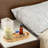 Guein Oval Natural Marble Tray,Golden Travertine
