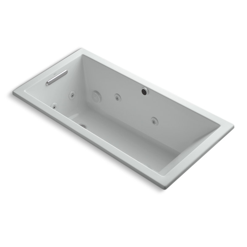 Baignoire tourbillon 60 po x 30 po, Gris glacial