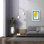  «The New Oasis 4» par Bronwyn Baker, art mural sur toile, 26 po x 34 po