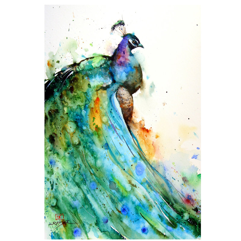 Pheasant by Dean Crouser - Wrapped Canvas Painting, 66.04 cm H x 45.72 cm W x 3.175 cm D