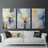 Abstract Series CLXXIX -Set Of 3 Gallery Wrapped Canvas -Ready to Hang-367702661