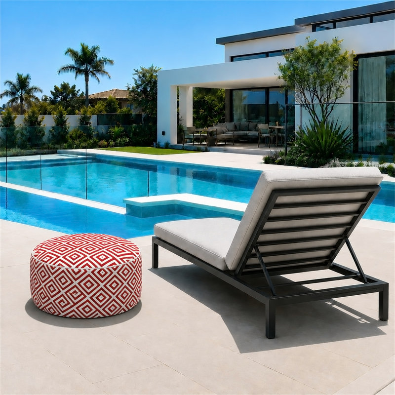 Ensemble de 2 repose-pieds gonflables d'extérieur 21 po x 21 po x 9 po