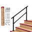 Rampes à main pour les marches extérieures pour balustrade de porche, de terrasse et de balcon-57984140