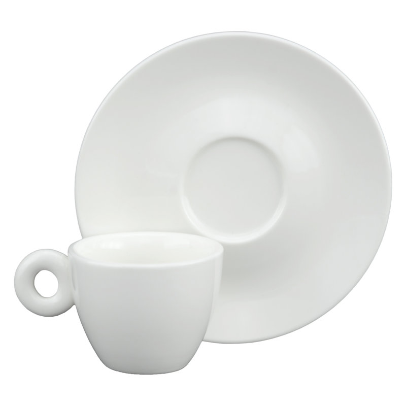 White Tie Porcelain Espresso Cup