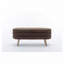 Banc de rangement en velours Noelany-2039623216