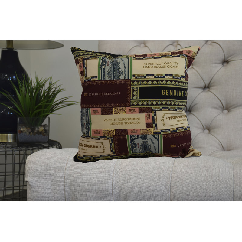 Housse de coussin cubique cubique Flare, Vert, 16 po x 1 po