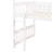 Twin Loft Bed With Slide, White - Playful And Functional. Solid Wood Construction. No Box Spring Needed. Max Load Capacity 300Lbs. Suitable For All Size Slide Practical Stylish. Plywood Assembly-1031094356