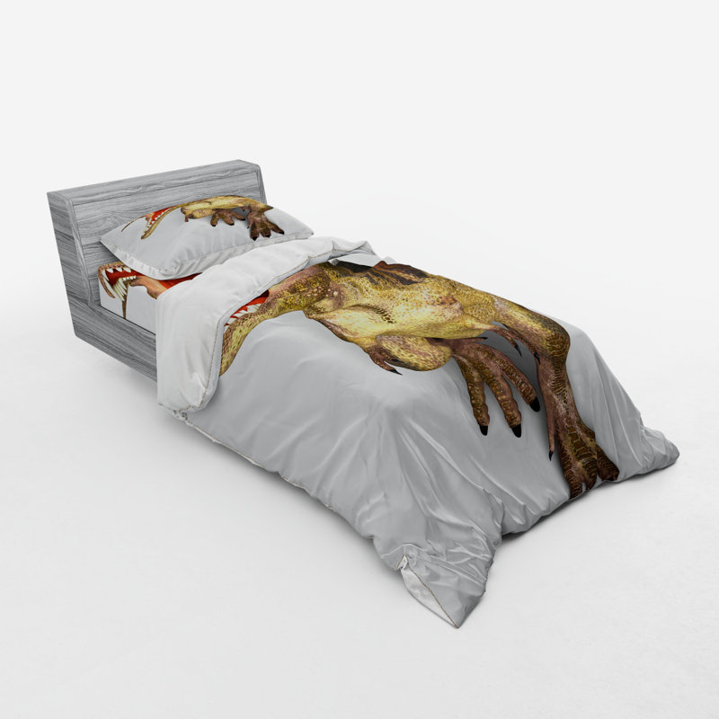 Ensemble de housse de couette dinosaur, Housse de couette simple TG + 2 articles suppléme