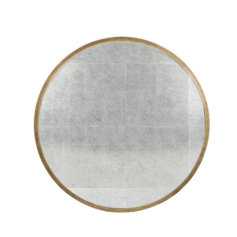 Miroir d'appoint Beauhome Oz, H 39,5 po x l 39,5 po x P 2,5 po, Or