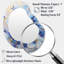 Miroir mural Swifton blanc et bleu Minimalisme Violets
