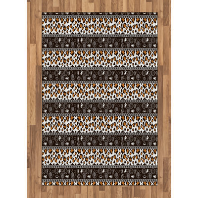 Millard Animal Print Hand Woven Area Rug