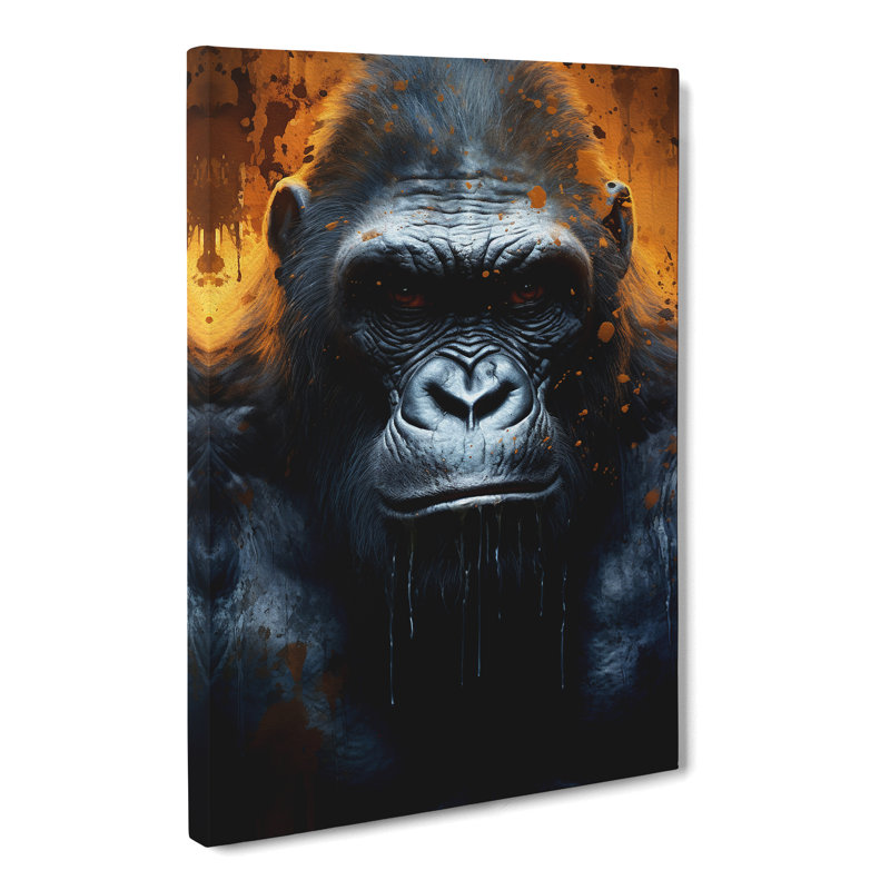 Gorilla Realism - Wrapped Canvas, 50cm H x 35cm W x 3cm D