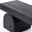 Banc simple et moderne reposant confortablement noir-110408217