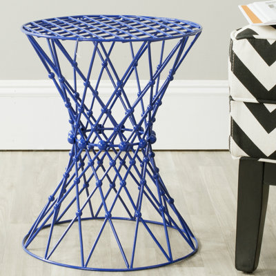 Grid Iron Accent Stool
