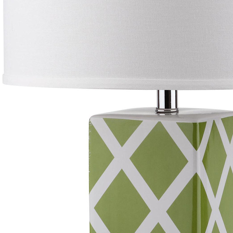 Baret Ceramic Table Lamp, Green
