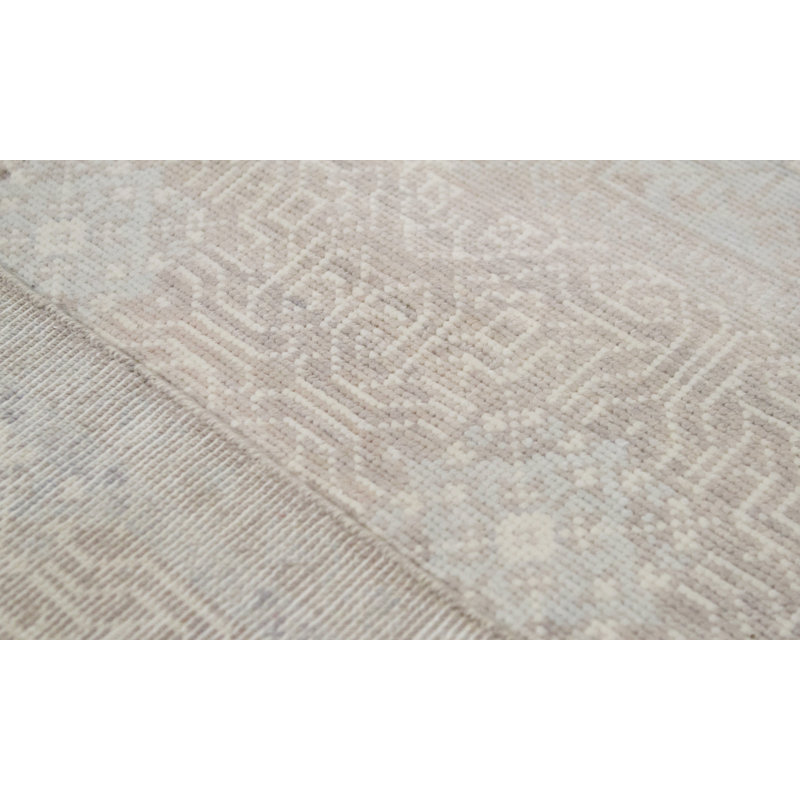Tapis brun de haute qualité noué à la main