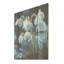 Hiver, photographie de fleurs en forme de gouttes de neige sur bois de pin naturel-892043770