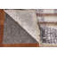 Tapis rayé à motif abstrait moderne 4 x 6