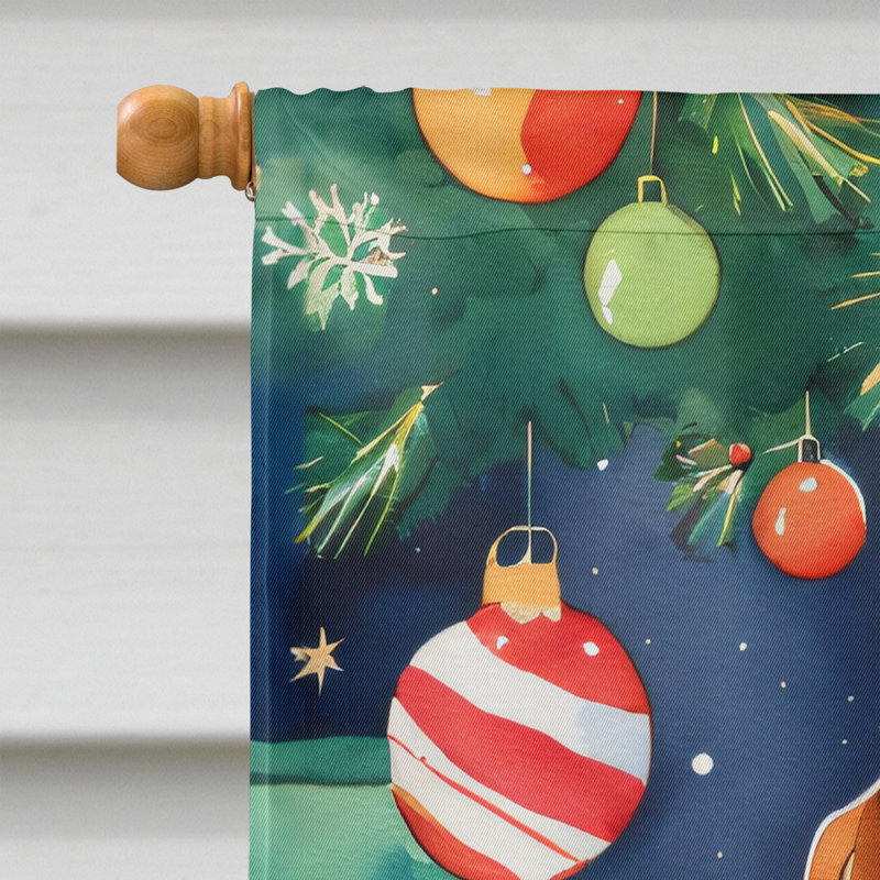 Double Sided Polyester Christmas, 40'' H x 28'' W